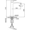 Смеситель для раковины FRAP H76 F1076-23